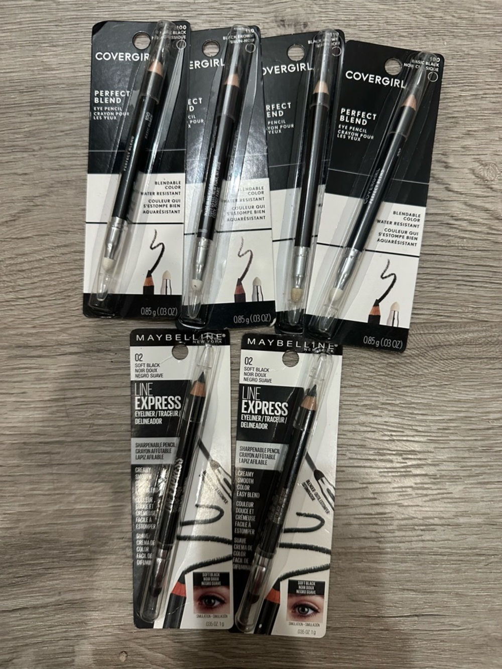 CoverGirl & Maybelline Black Eye Pencil Duo